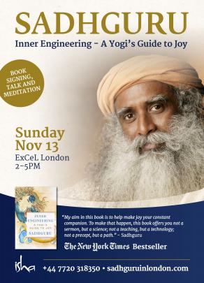 “Isha Yoga UK, Talk and Book Launch, by Mystic Yogi Sadhguru” image