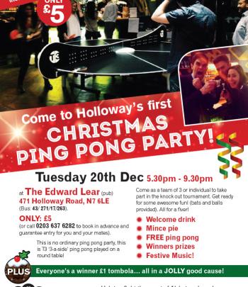 Holloway Christmas Ping Pong Party image