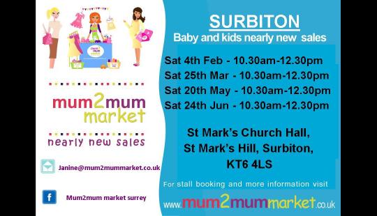 Surbiton mum2mum market Childrens Nearly New Sale image