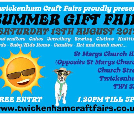 TCF's August Summer handmade gift fair - Twickenham image