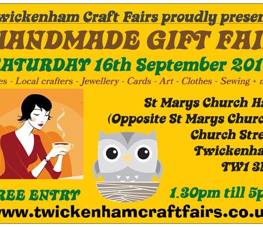 TCF's September handmade gift fair - Twickenham image