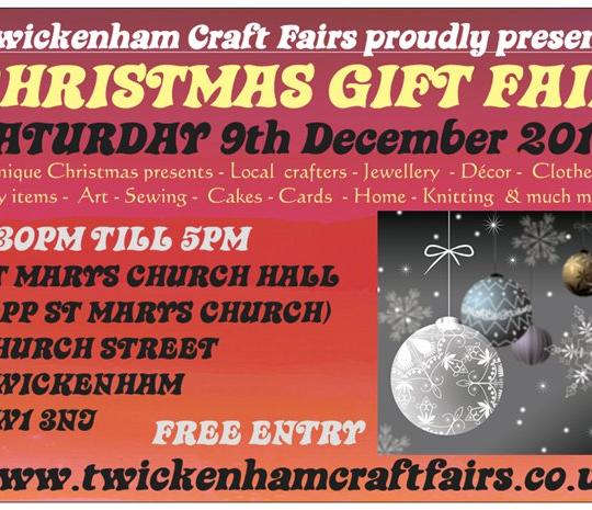 TCF's December Christmas handmade gift fair - Twickenham image