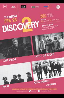 Discovery 2  Ft  Tom Prior + The Little Kicks +  Mkai +  Celia Hunch image