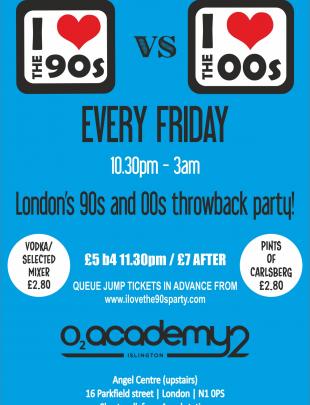 I love the 90s vs 00s Party image