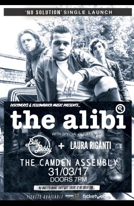 The Alibi Single Launch Show at Camden Assembly + Special Guests image