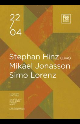 Egg Presents: Stephan Hinz, Mikael Jonasson, Simo Lorenz image