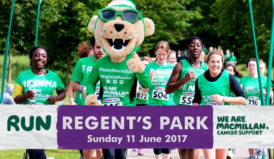 Macmillan Cancer Support's Run Regent's Park image