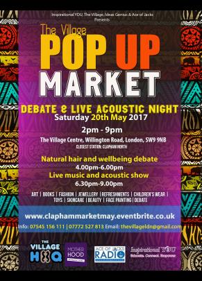 Pop Up Market and acoustic evening - Clapham image