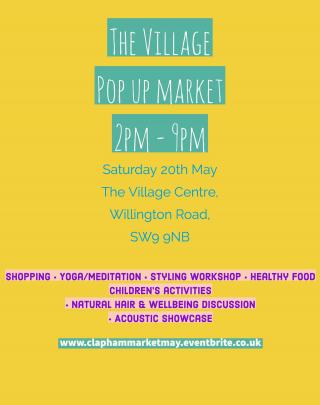 The Village Pop Up Market, Debate and Acoustic evening image