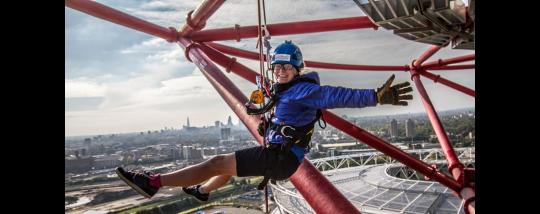 Abseil at the ArcelorMittal Orbit image