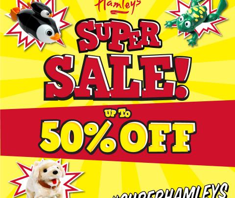 Hamleys Super Sale - Up to 50% off on selected lines! image