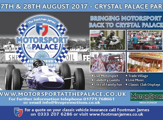 The Footman James Motorsport at the Palace image