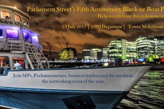Parliament Street's 5th Anniversary Boat Party: A Night on the Thames image