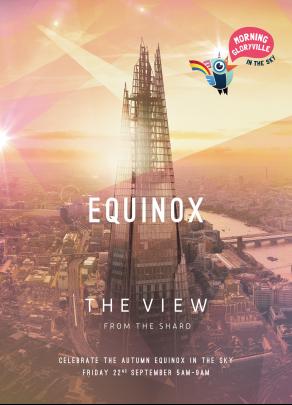 Equinox with Morning Gloryville at The View from The Shard image