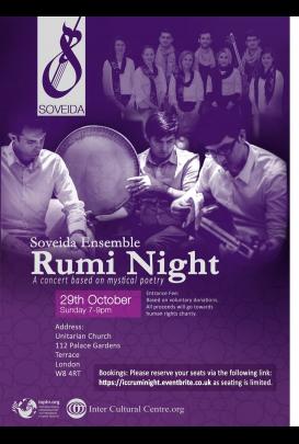 Rumi Night - A Concert Based on Mystical Poetry image