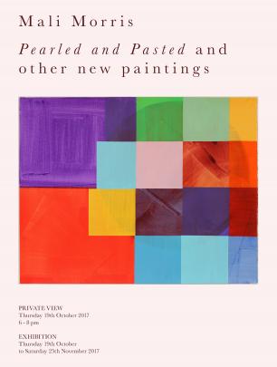 Mali Morris | Pearled and Pasted and other new paintings image