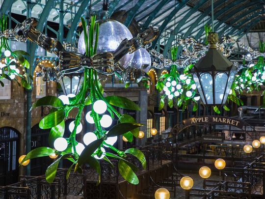Covent Garden Christmas Lights Switch On image