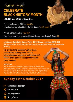 Caribbean Dance for Children. with Nzinga Dance BHM 2017 image