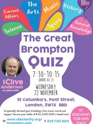 The Great Brompton Quiz with Clive Anderson image