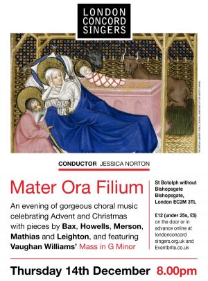 Mater ora filium - music for Advent & Christmas image
