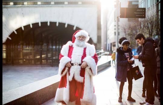 Father Christmas arrives at The Winter Forest, Broadgate image