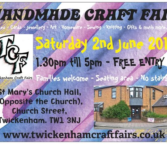TCF's Handmade gift fair, Twickenham (local crafters, handmade items) image