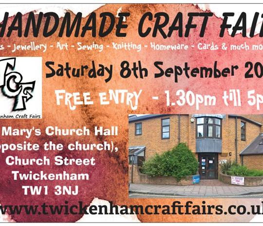 TCF's Handmade gift fair, Twickenham (local crafters, handmade items) image