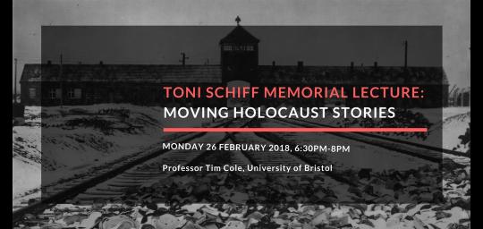 Toni Schiff Memorial Lecture: Moving Holocaust Stories image