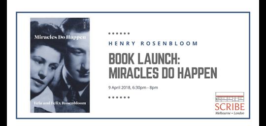 Book Launch: Miracles do Happen image