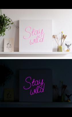 London Craft Club: Make A Neon-style Artwork On Canvas image