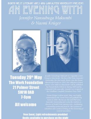 An Evening with Jennifer Nansubuga Makumbi and Naomi Kruger image