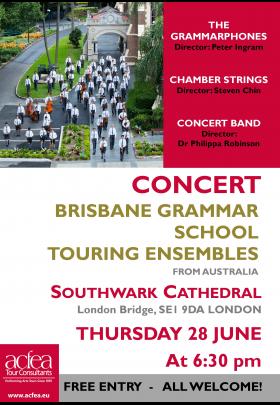 Brisbane Grammar School Touring Ensembles image