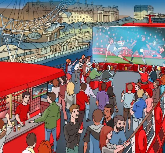 Watch the World Cup this Summer on the Bud Boat! image