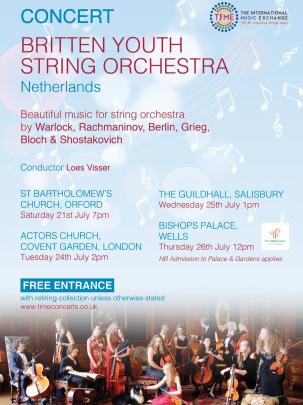 Britten Youth String Orchestra Free Concert image