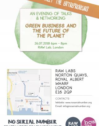 Green Business and the Future of the Planet: an Evening of Talks by Experts and Entrepreneurs image