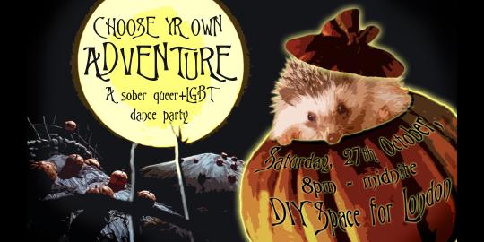 Choose Yr Own (Spooky) Adventure! *Sober* queer+LGBT dance party image