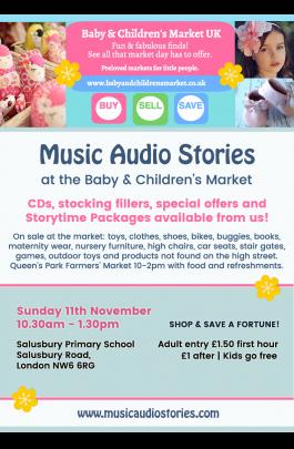 Music Audio Stories at the Baby & Children's Market UK image