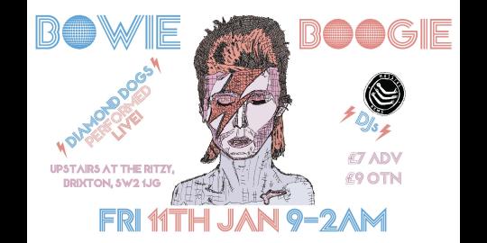Bowie's Birthday Boogie & Diamond Dogs played LIVE in full image