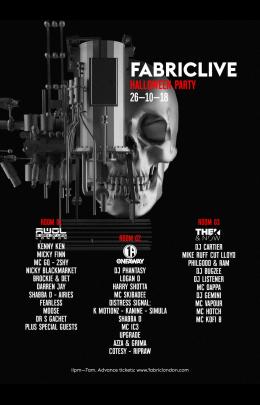 FABRICLIVE Halloween Party: AWOL, Oneaway, Then & Now image