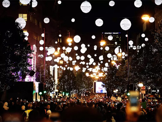 Oxford Street Christmas Lights Switch On image
