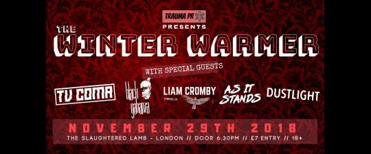 Trauma PR Presents // The Winter Warmer At The Slaughtered Lamb image