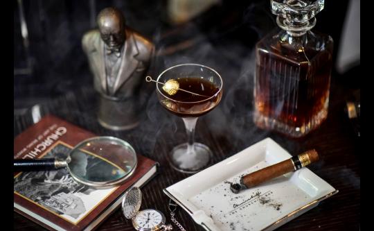 Exclusive cigar and whiskey pairing evening at The Churchill Bar & Terrace image