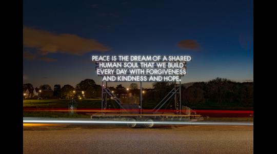Peace Poem visits Rothbury Hall image