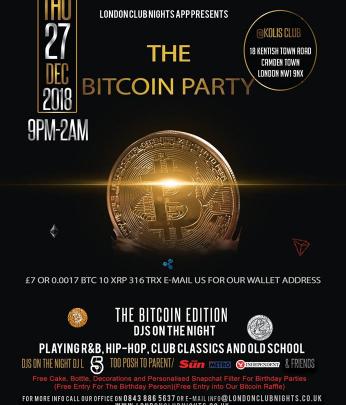 London's First Ever Bitcoin Party image