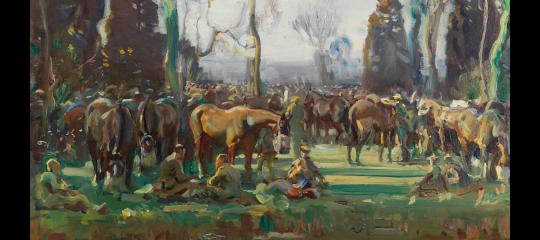 Curator tour: Alfred Munnings image