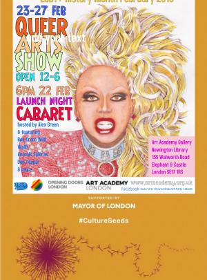 Queer Arts Show And Launch Night Cabaret image