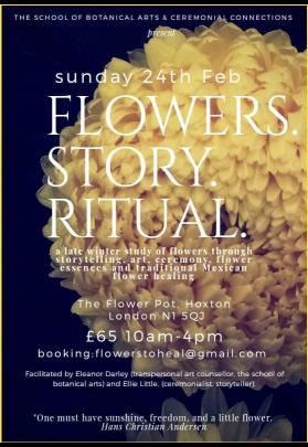 Flower Story Ritual, using flowers as medicine image