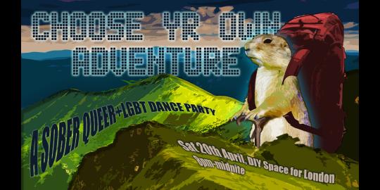 Choose Yr Own Adventure! Sober QLGBT dance party image