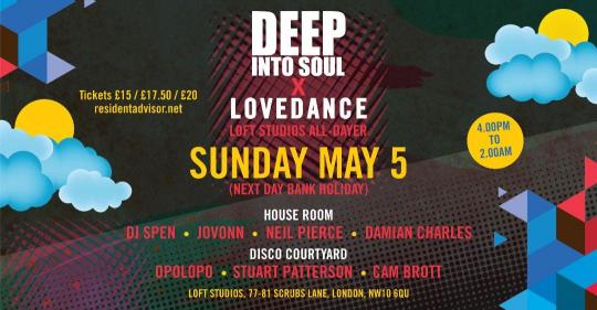 Deep Into Soul X Lovedance all dayer with DJ Spen image