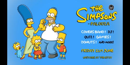 The Simpsons-palooza - 30th anni party with LIVE covers band! image